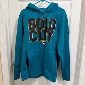 NFL Jacksonville Jaguars Teal Onfield Apparel Hoodie